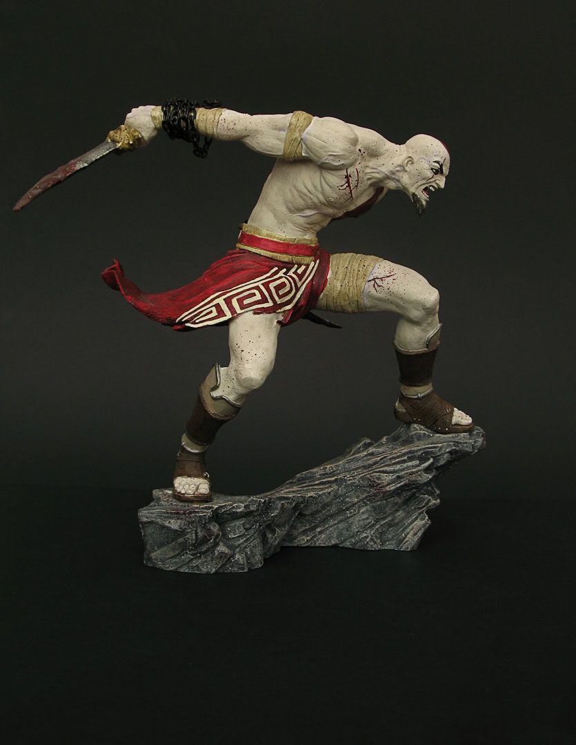 Kratos God of War Statue by Mark Newman Statue Forum
